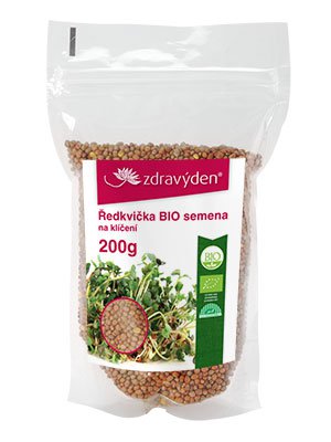 Reďkovka BIO - semienka na klíčenie 200g